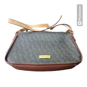 VINTAGE BCBG Handbag Dualtones Brown on Brown